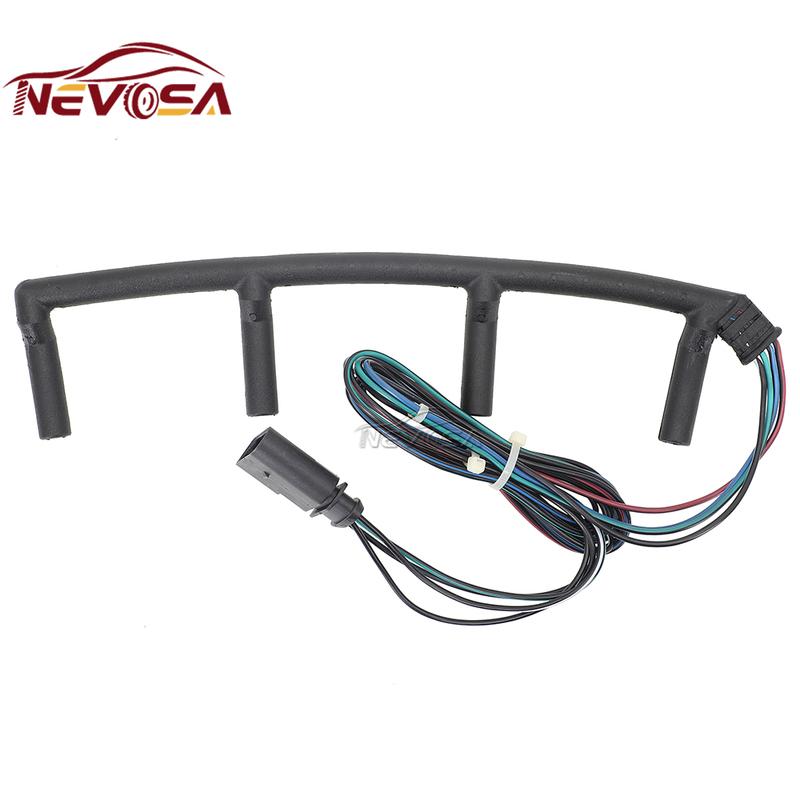 Car Glow Plug Wiring Harness For Volkswagen VW 2003 2004 Golf Beetle Jetta 1.9L TDI 2004-2006 Seat Leon 2000 038971782C