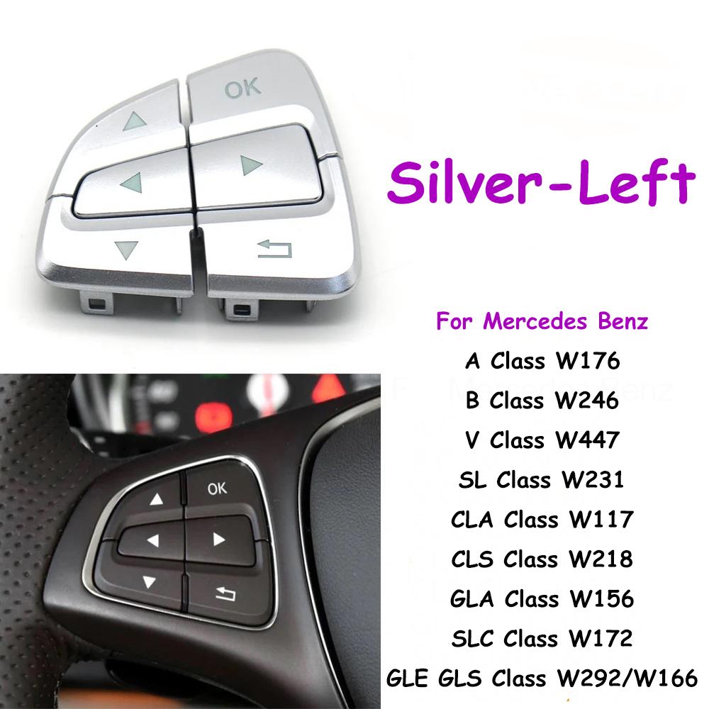 W176 W246 W156 W166 W292 W117 W218 W231 W447 Car Interior Multifunction Steering Wheel Control Switch Buttons For Mercedes Benz