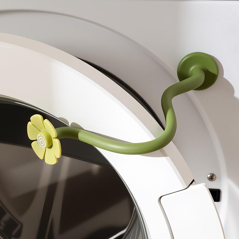 Drum Washing Machine Ventilation Snap-on Magnetic Anti-collision Limit Device, Anti-mold and Odor Protective Sticker, Front Door Stop Fixator