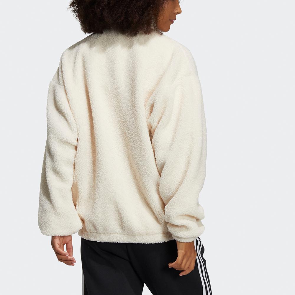 Adidas Boa High Collar Thickened Casual Sport Jacket Women Jacket Off-White HD0363