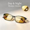New Trendy Finished Myopia Glasses Unisex Women Men Driving Day&night Minus Eyeglasses Prescription Near Sight Eyewear Diopter