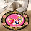 1pc Sailor Moon Crystal Round Carpet, Made of Polyester,Perfect for Decorating Office Chairs, Living Rooms
