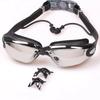 Adult Tinted Swimming Goggles with Diopter Myopia Degree Silicone Underwater Glasses Anti-fog  Water  Uv Protection