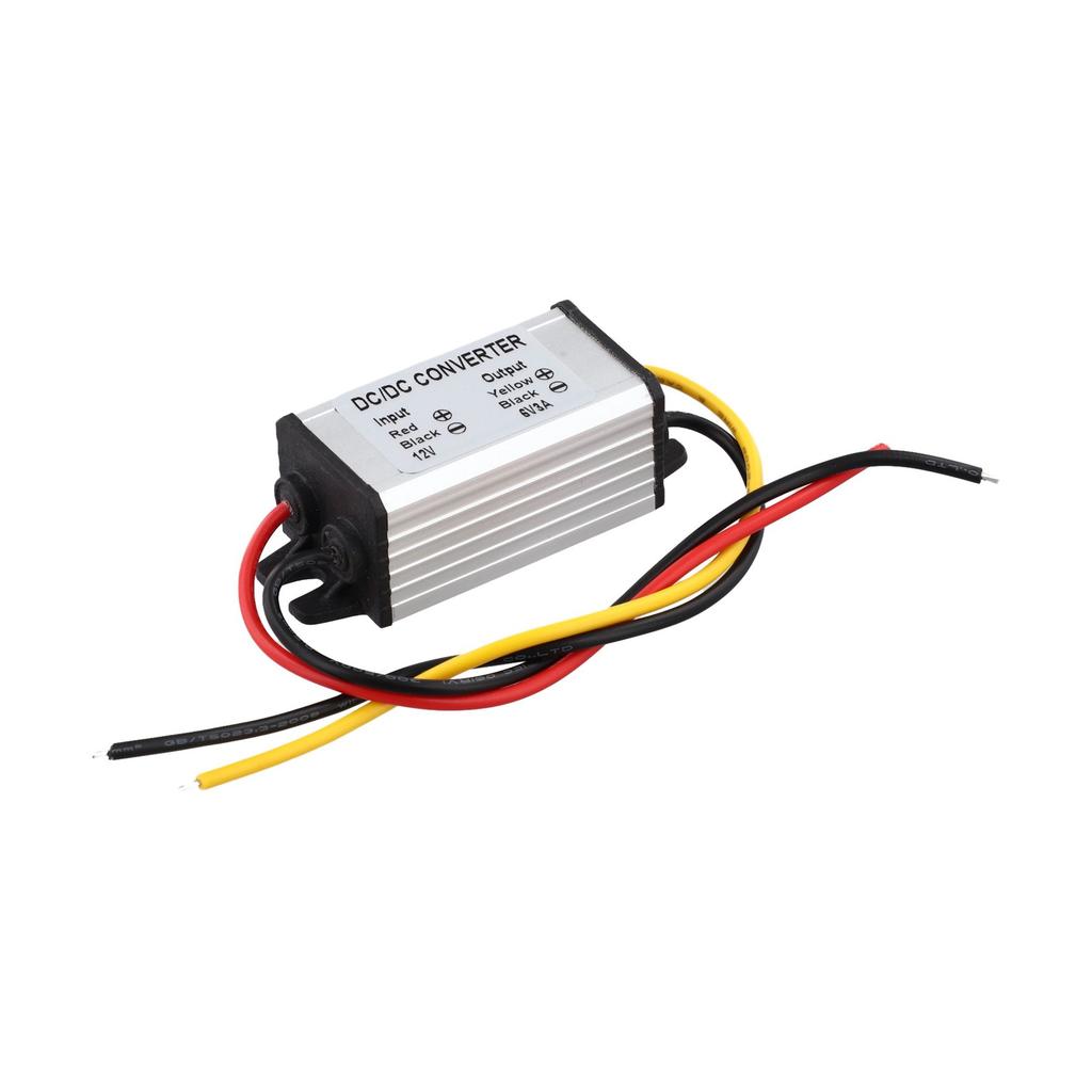 Car Voltage Converter 6V Voltage Converter Aluminum Shell Cable Length 13cm Compact Design High Efficiency 90 For DIY Projects