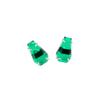 Chrome Diopside Gemstone 925 Sterling Silver Jewelry Handmade Stud Earrings 0.6" EE-131-10
