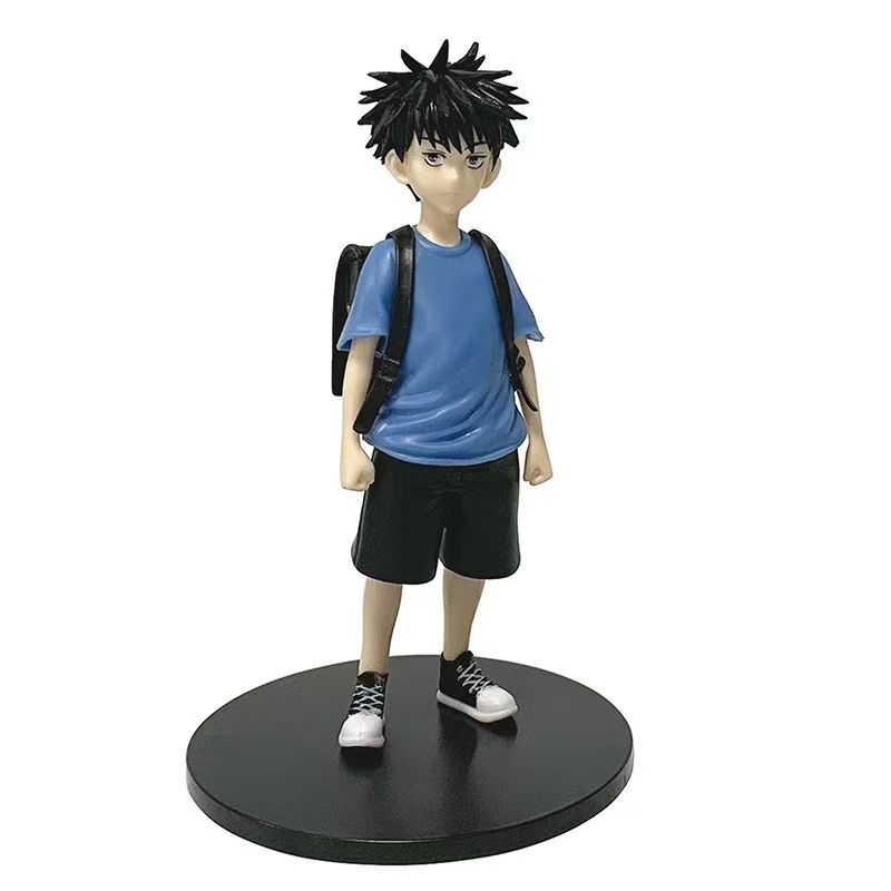 15CM Jujutsu Kaisen Anime Figure Childhood Backpack Itadori Yuji Fushiguro Megumi Cute Figure Model PVC Collection Toy Gift
