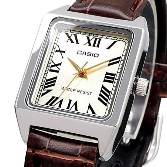 CASIO Standard Quartz Ladies Watch LTP-V007L-9B Light Champagne Gold Brown Overseas Model