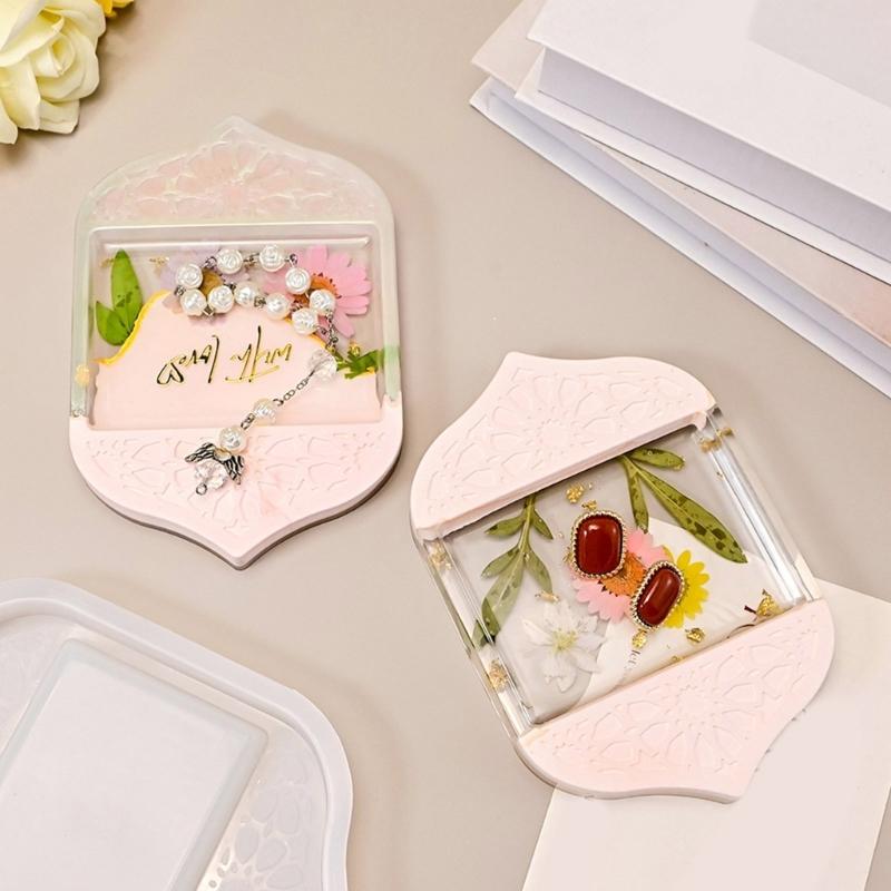 Dome Shaped Silicone Mold Middle Eastern Design Crystal Epoxy Moon Decors Crafting Tool Reusable