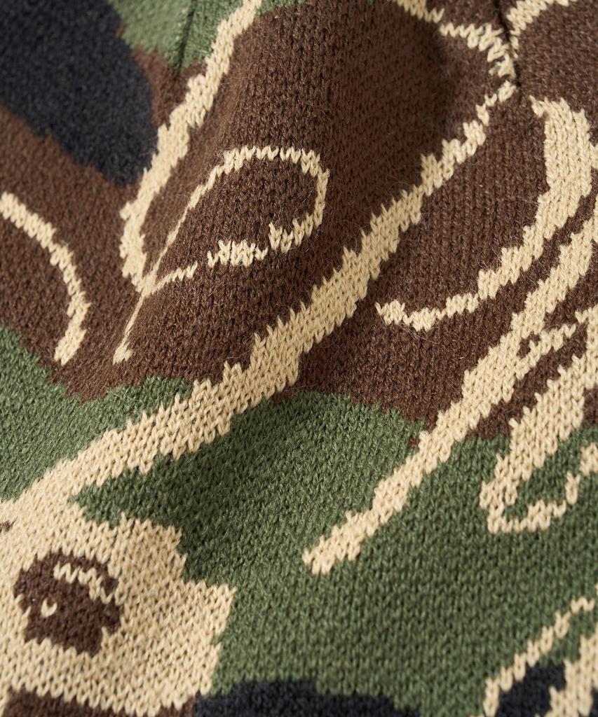 PHYSICAL DEPARTMENT Jacquard Lettering Beanie_Camo