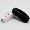 1pcs Inline Cord Black White 220V 10A Heavy Duty Thru On Off Lamp Bulb Wall Line Button Control With