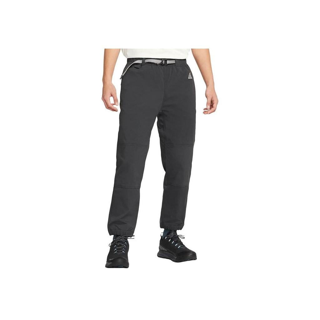 Nike ACG Series Solid Color Spliced Belt Waterproof Breathable Casual Sports Pants Men Bottoms Dark-Smoke-Grey CV0661-070