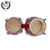 M MBAT Bongo Drum Continuous Bongo Drum Solid Wood African Drum Children's Early Learning Music Toys Percussion Instruments