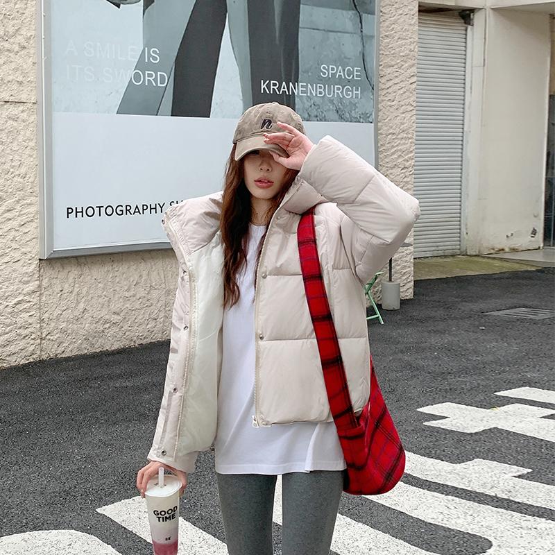 Autumn Winter Thicken Warm Parka Women Casual Sweety Solid Color Big Pocket Loose Long Hooded Coat Jackets Outwear