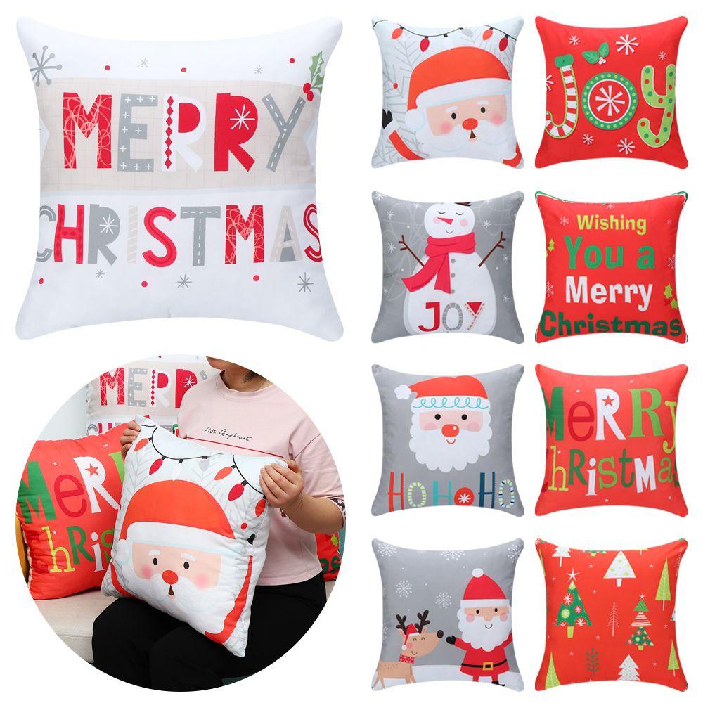 

Home Decorations Xmas Ornaments Pillow Covers Cushion Cover Christmas Pillow Case