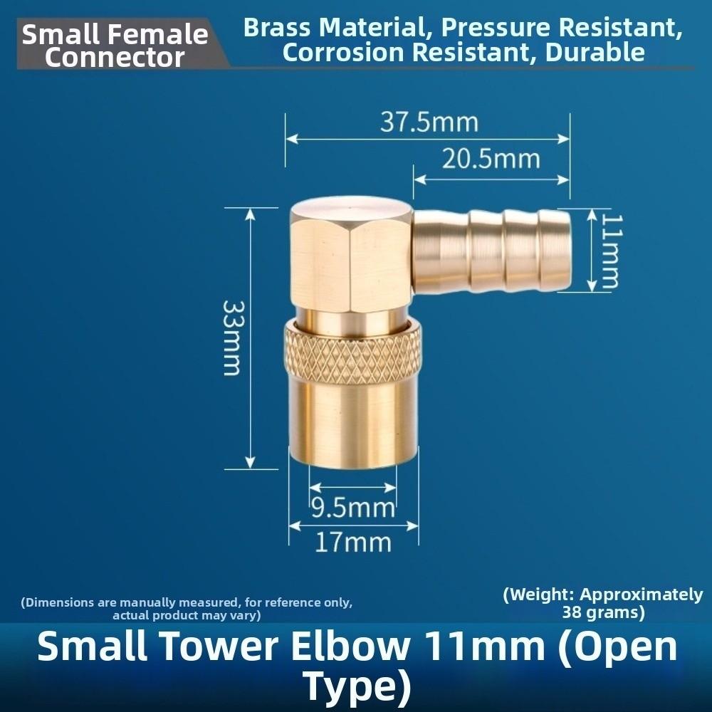 Brass Female Quick Coupling Heat Resistant Hose Barb Coupler  Mold Cooling Systems