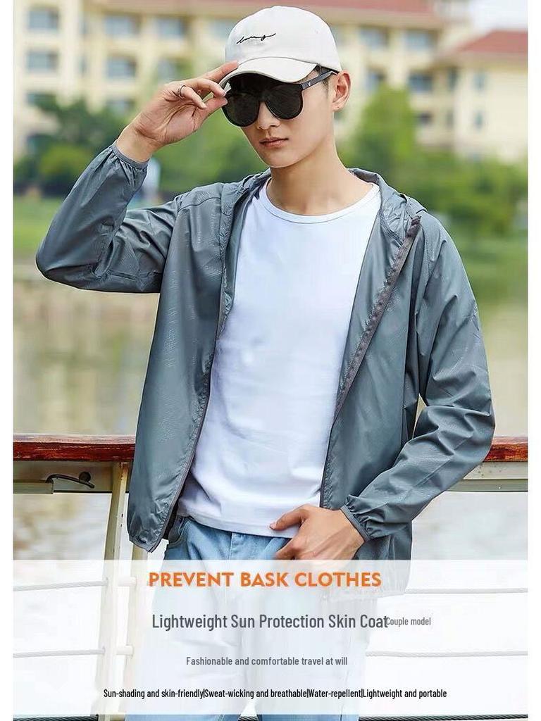 Ultrathin Windproof Cycling Jacket - Men's & Women's Waterproof Sun Protection with Custom Logo Options
