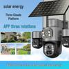 V380 Solar PTZ Wireless HD 360° Pan-Tilt Remote Monitoring Camera