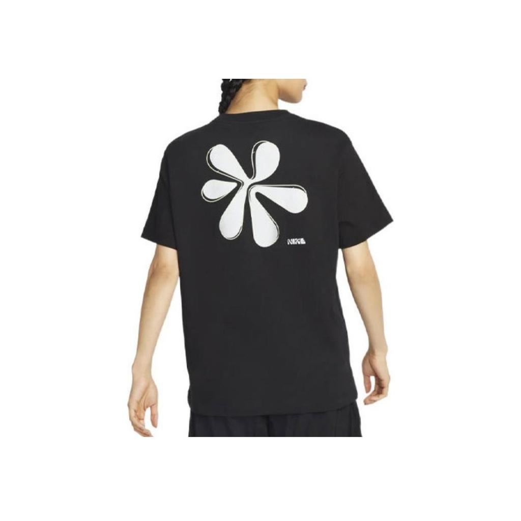 Nike American Vintage Letter Logo Print Casual Crew Neck Short Sleeve T-Shirt Women Tops Black DR9003-010