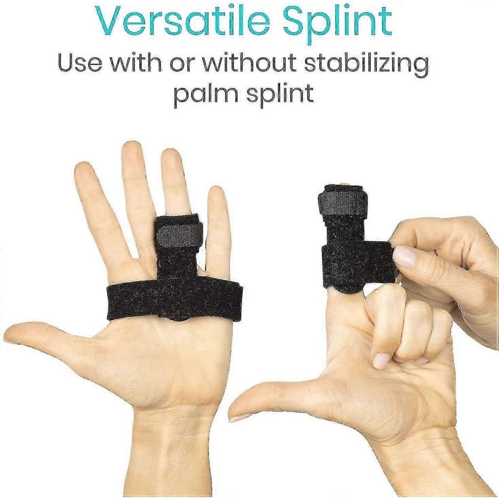 Adjustable Trigger Finger Splint Brace, Finger Support Ring & Thumb Stabilizer for Stiffness & Pain Relief, Universal Fit for Left & Right Hand