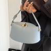 2025 Popular Korean Small Fresh Simple Solid Color Handbag Bag Temperament Versatile High Sense Casual Messenger Women's Bag