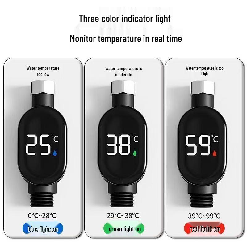 Universal LED Shower Thermometer for Baby and Children Bath