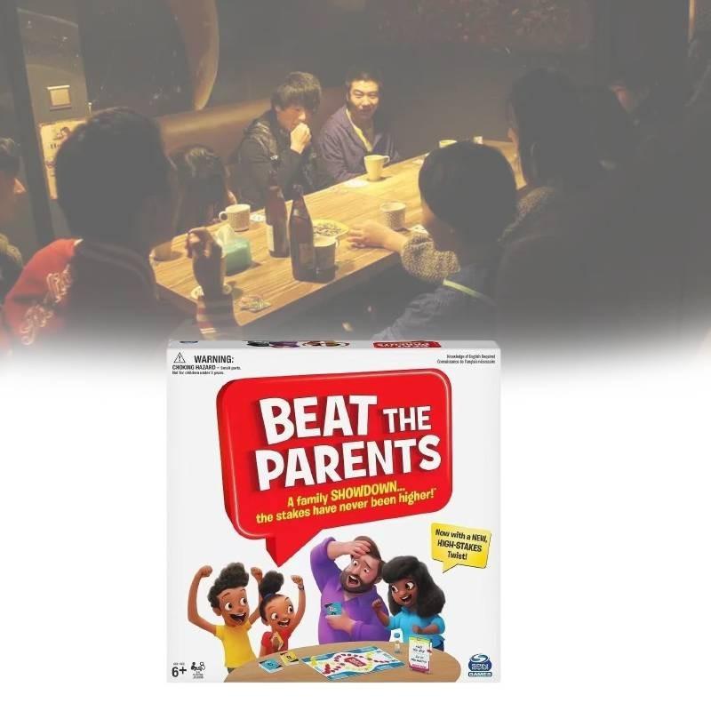 Fesselndes Spin Master Brettspiel Schlage deine Eltern Nur ein lustiges Kartenspiel-Erlebnis