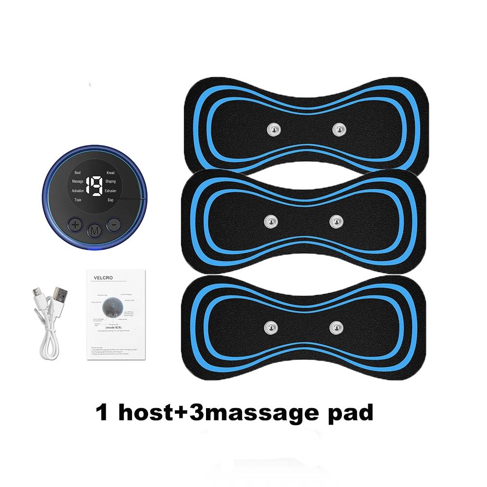Portable Electric Neck Massager EMS Cervical Vertebra Massage Patch For Muscle Pain Relief Arm Shoulder Relaxation Massage Patch