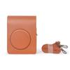 Leather Case Retro Camera Bag for Mini Shot 3 ERA/MS300 Protective Case Solid Color Carry Case with Shoulder Strap