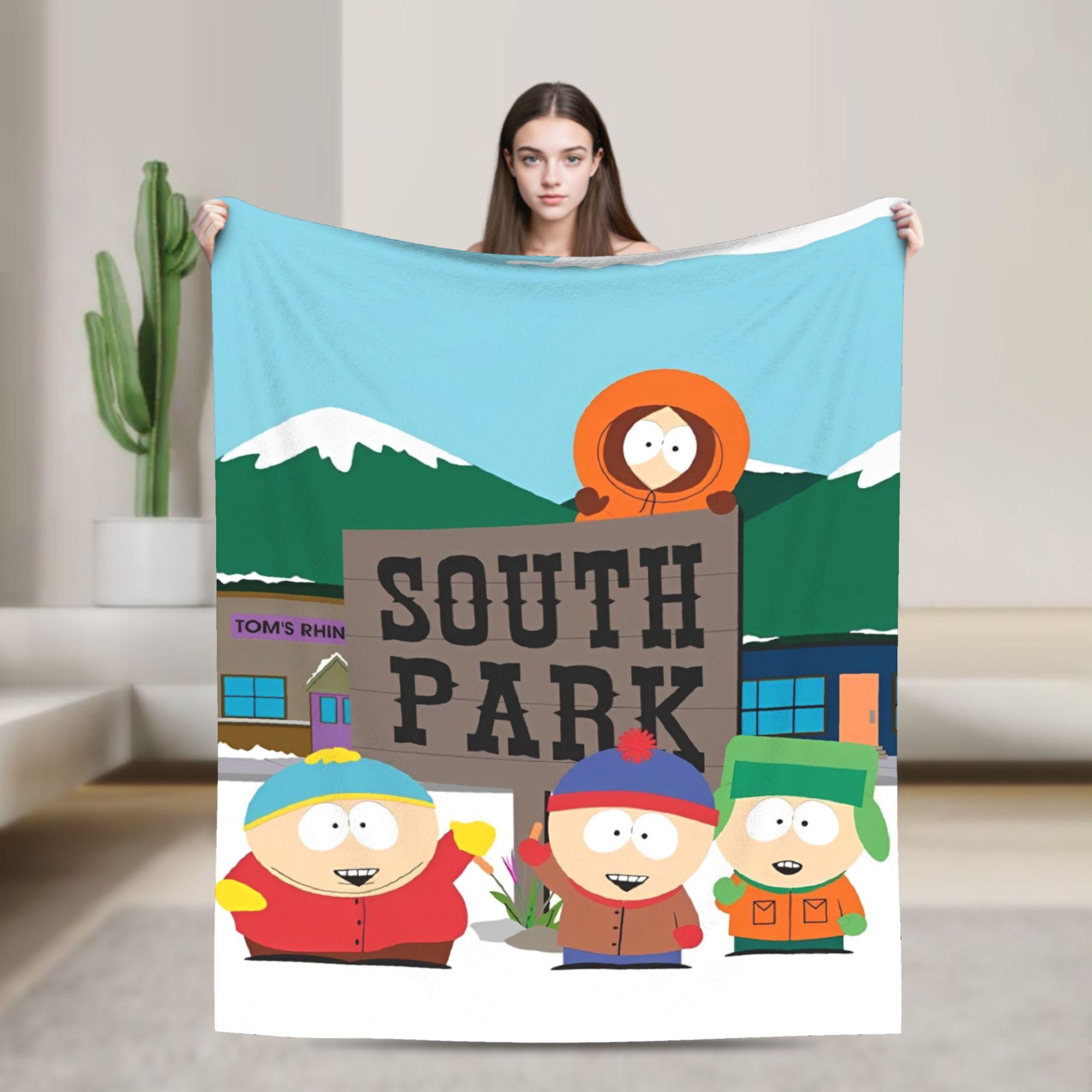 Mr Hankey Christmas Souths Parks Blankets Fleece Spring Autumn Multifunction Warm Throw Blanket for Home Couch Rug Piece 100x150cm