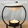 Iron Aromatherapy Candle Holder Portable Fragrance Burner Modern Aromatherapy Lamp  Yoga Practice