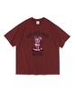 BERNI [Berni X Roa] With Logo Short Sleeve T-Shirt (Wine)