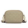 New Women's Fashion Urban Simple Messenger Bag Simple Shoulder Bag Embroidered Thread Small Square Bag
