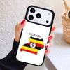 Uganda Flagge Handyhülle Für iPhone 17 Air 16 15 14 13 12 11 Pro Max Plus