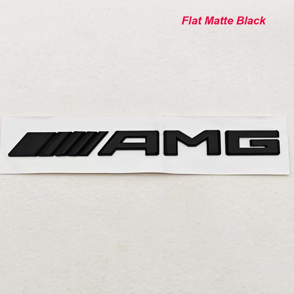 3D ABS Car Letters Logo AMG Badge Rear Trunk Emblem Sticker for Mercedes Benz AMG A B C E G W211 W203 W204 W210 W124