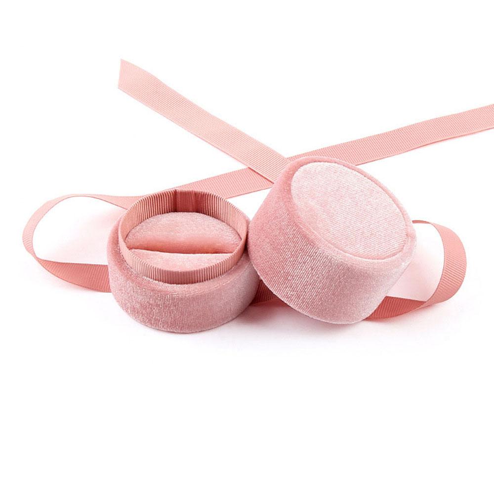 Box Velvet Engagement  Ring Necklace Jewelry Box Displays Box Fashion Accessories Jewelry Display