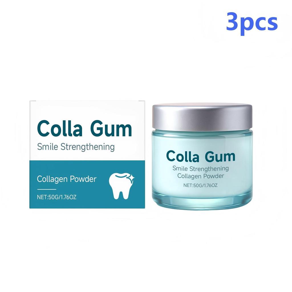 Collagen Whitening Tooth Powder for Brushing Teeth Dental Plaque Remover Fresh Breath Dental Caries Repair Oral Care Products