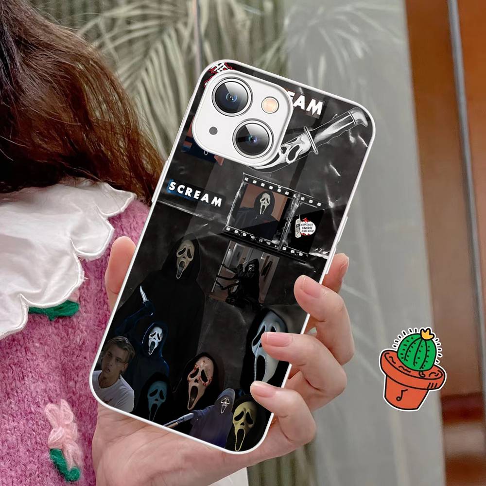 Horor S-scream Dead Tempered Glass For Iphone 14 13 12 11 Pro Mini XS MAX 14Plus X XS XR Cover
