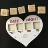 Date Night Dice Wooden Romantic Couples Game with 6 Intimate Scenes Unique Gift for Valentine's Day Anniversary And Couples Therapy