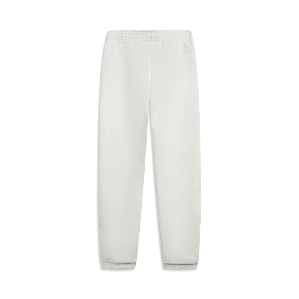 Li Ning Glory Series Sport Minimalist Cuffed Solid Color Casual Pants Women Pants AKLVD66-2