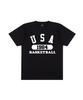 CREAM SODA LAB [2Pack] Usa Basketball T-Shirt Black (White) Black (Yellow)