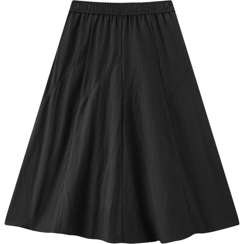 Semir Women's Summer Elastic Waist A-Line Skirt
