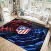 Atletico Madrid Design Crystal Velvet Carpet Cozy Non?Slip Printed Rug For Bedroom Living Room Entrance