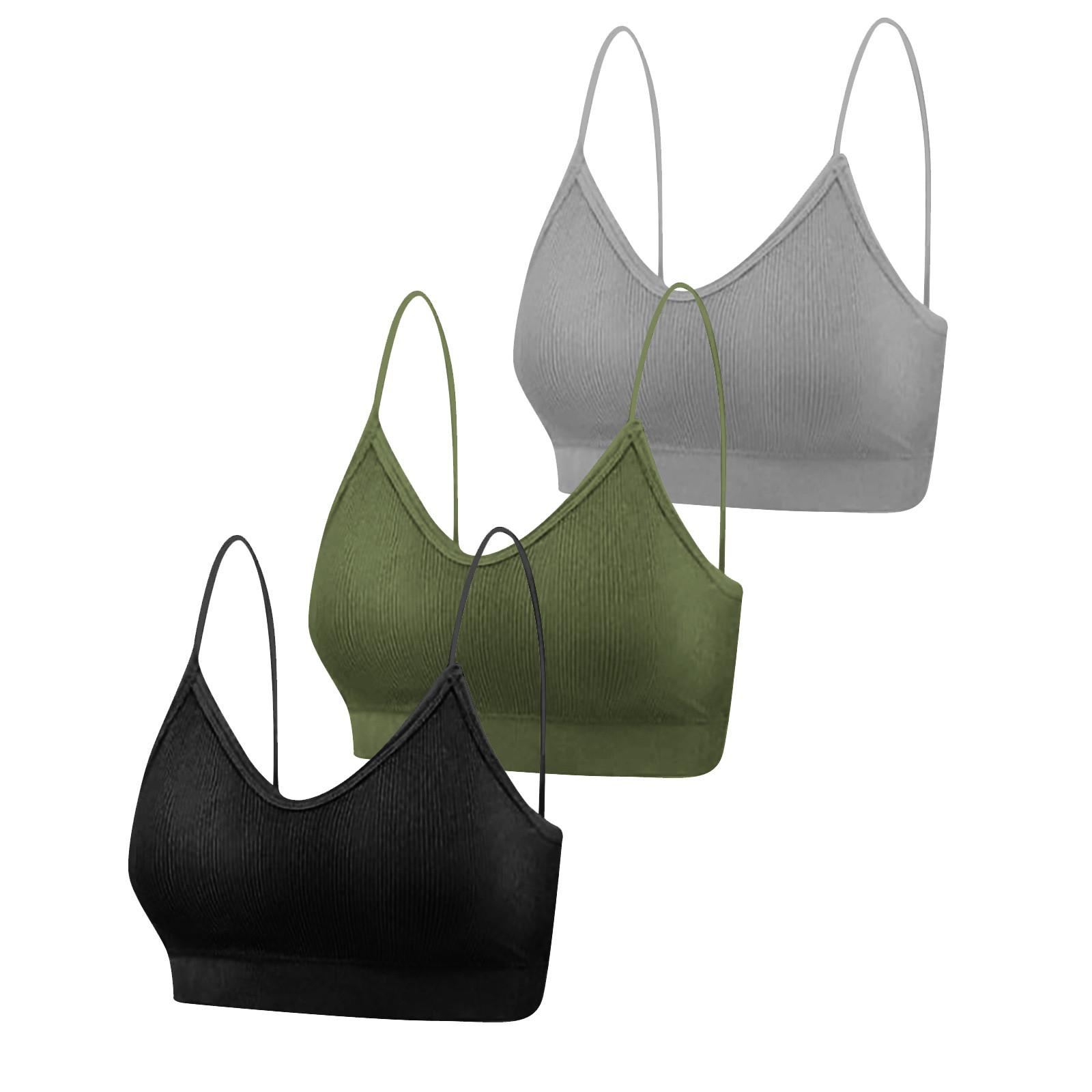 

6 шт. Бюстгальтер с V-образным вырезом Бесшовный мягкий камзол-бандо Спортивный бюстгальтер Бюстгальтер для сна Medium