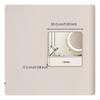 Acrylic Full Length Mirror, Frameless Design, Shatterproof, Bedroom Decor 30x30cm