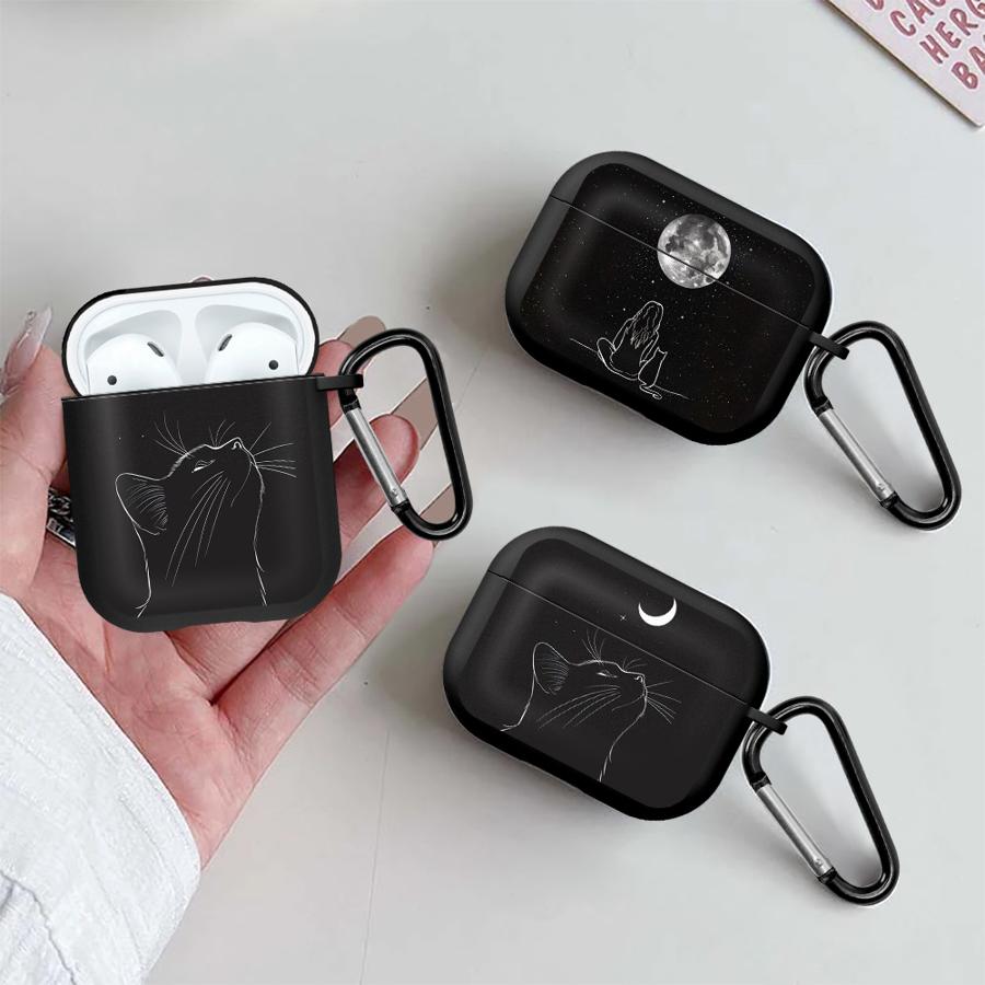 Starry Sky Cat Case For Airpods Pro3 Pro 4 3 1 Pro2 2 Earphone Cases Cover