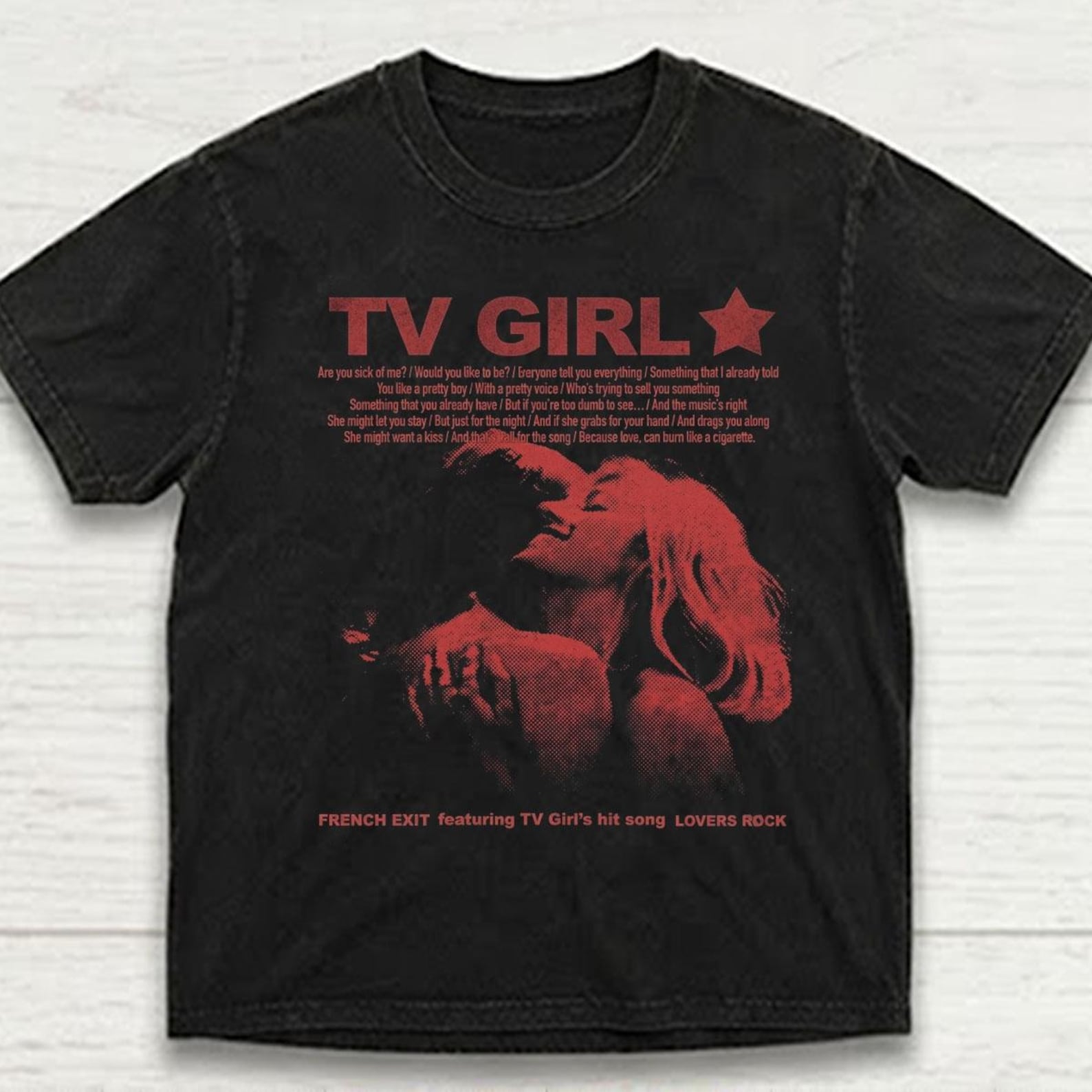 TV Girl French Exit Album Tee, Lovers Rock Band Shirt,Comfort Colors Shirt 4XL