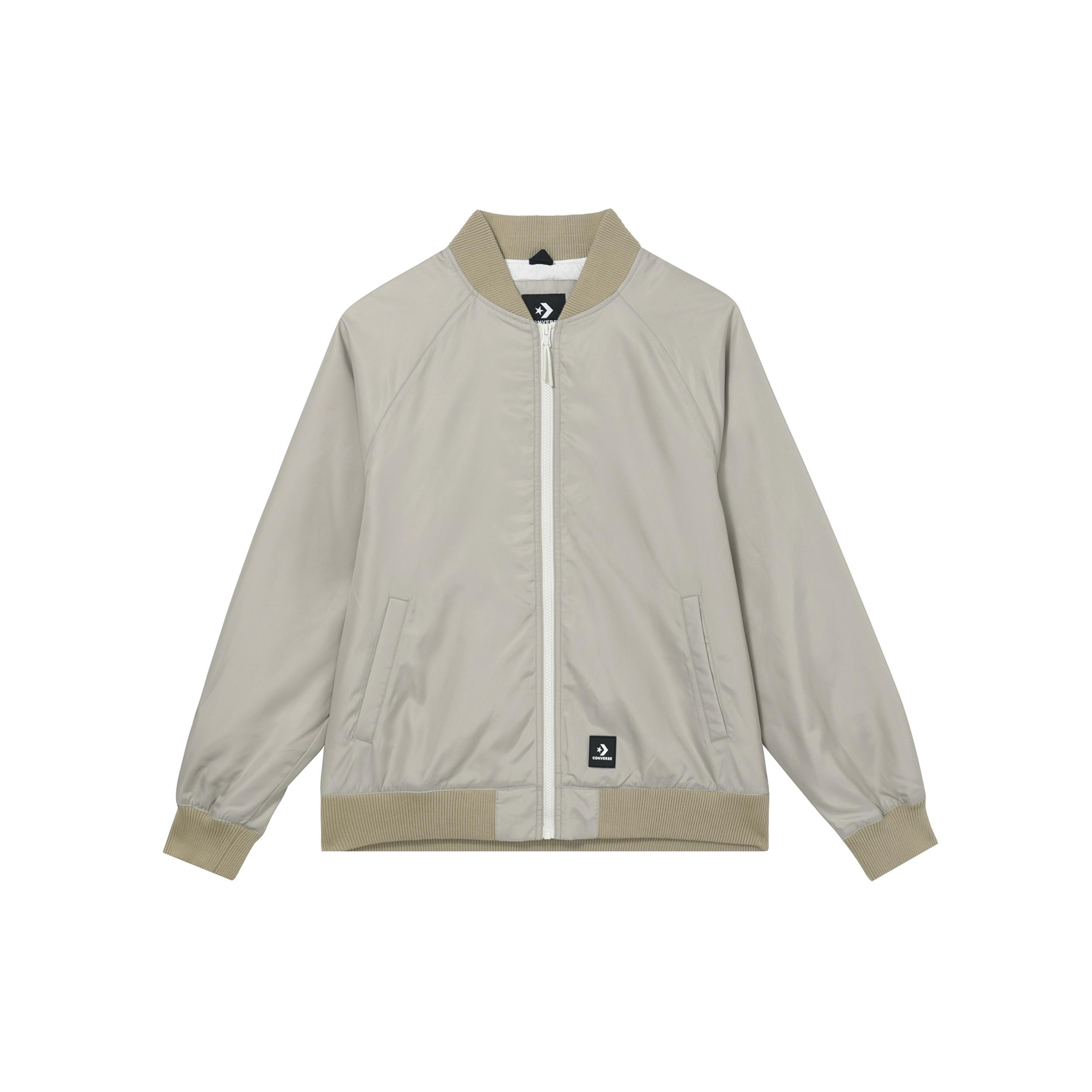 Converse Utility Padded Bomber Jacket Asia Sizing Beige Men s 10024620-A03 XXL