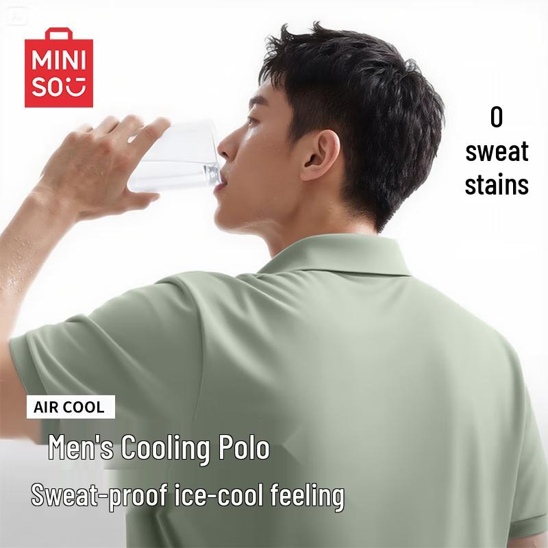 MINISO Men's Quick-Dry Polo Shirt