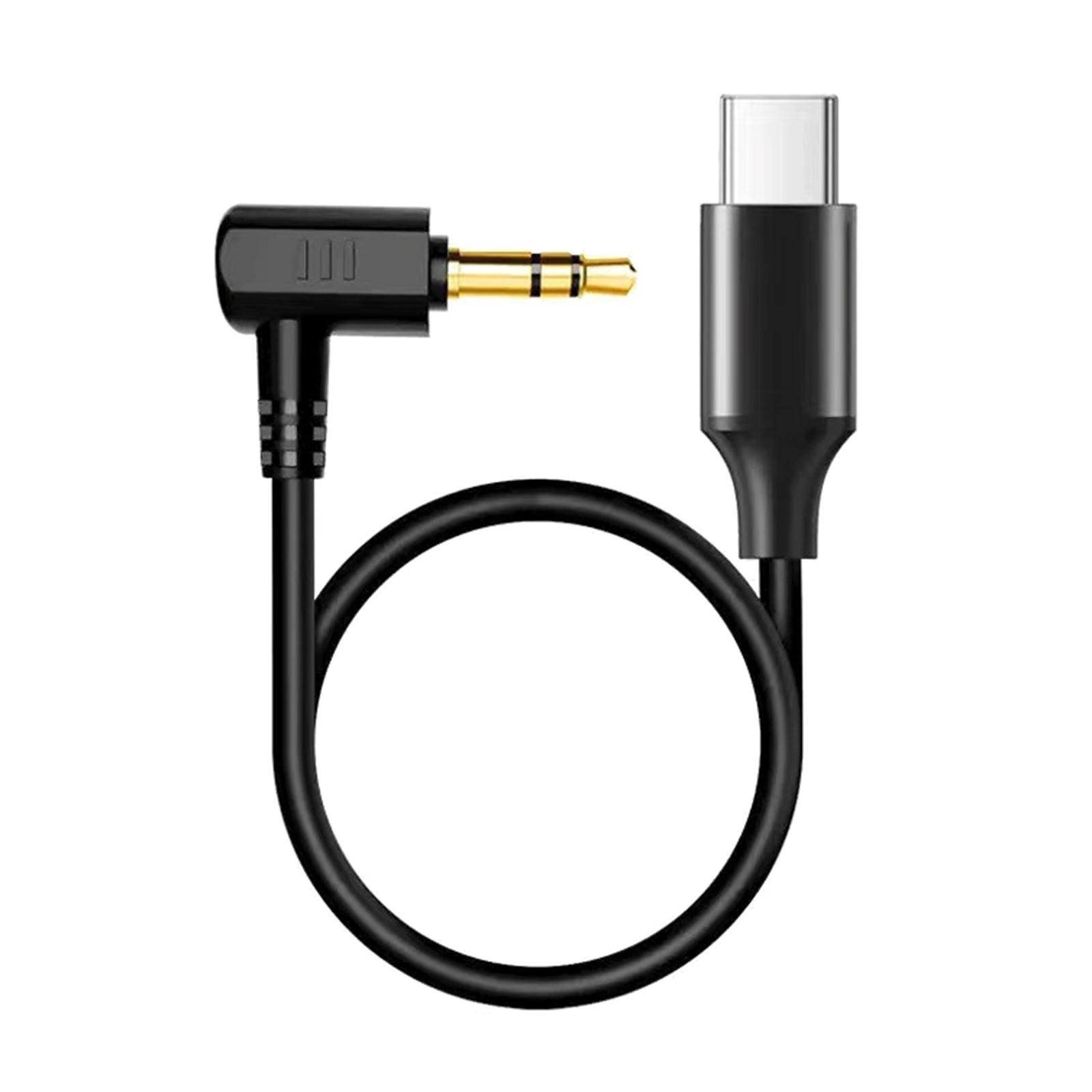 

Type-C to 3.5mm Aux Cable Universal 3.5mm USB C Audional Adapter Cord Line for Rode Microphone/for Action 4/3/2 Cameras