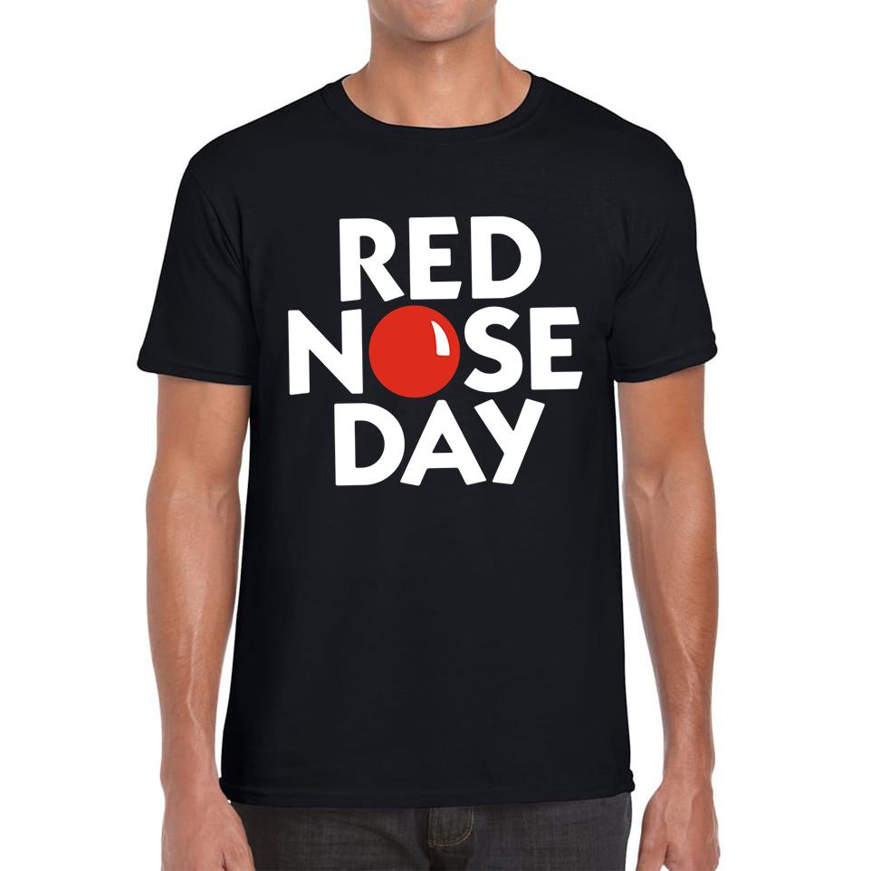 Red Nose Day Mens T Shirt Womens Tops Tees 2XL